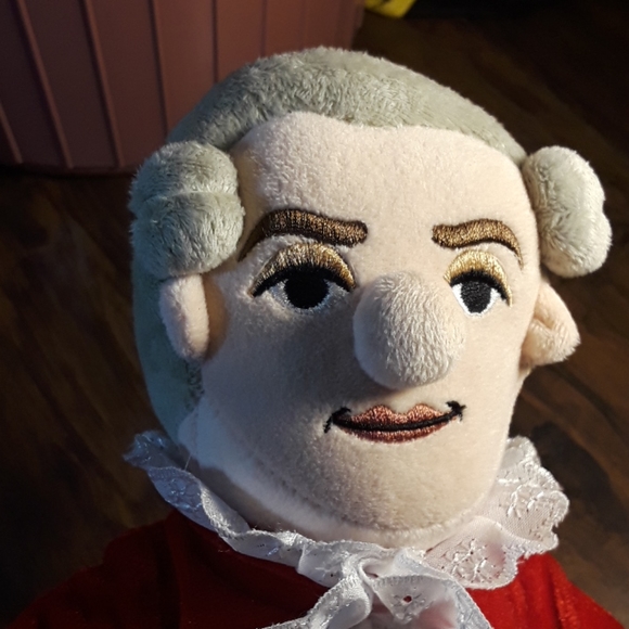 ✓LITTLE THINKERS W.A. MOZART WIND UP Plush Doll - Picture 6 of 16